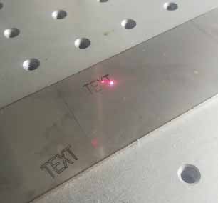 Stainless steel fiber labeling