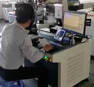 Continuous fiber optic sealing welding