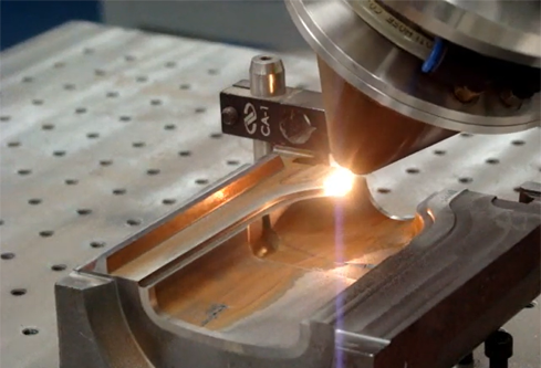 Application scheme of laser welding for mold repair