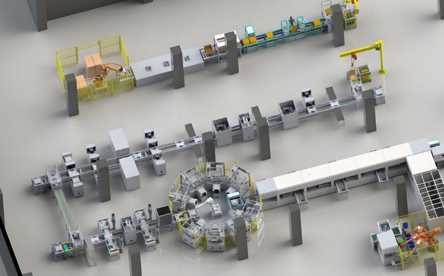 锂电池派克生产线